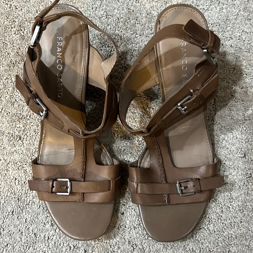 Franco Sarto Brown heels